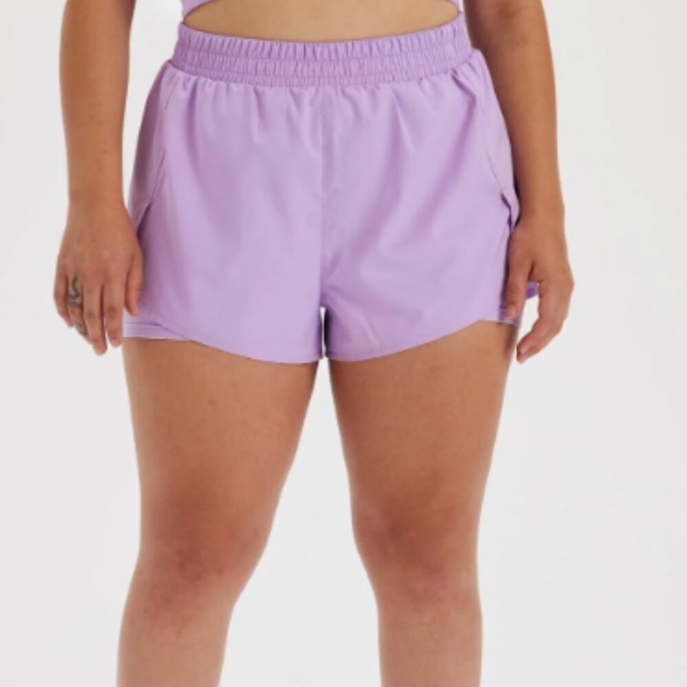 NWT Girlfriend Collective - Lilac Trail Short